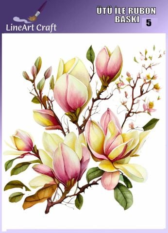 ÜTÜ ILE RUB ON TRANSFER – NO: 5 30×30 CM