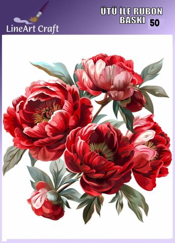 ÜTÜ ILE RUB ON TRANSFER – NO: 50 30×30 CM