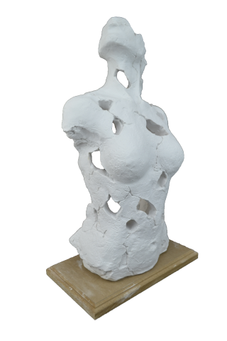 Boyanabilir Polyester Ham Objeler -SOYUT KADIN TORSO