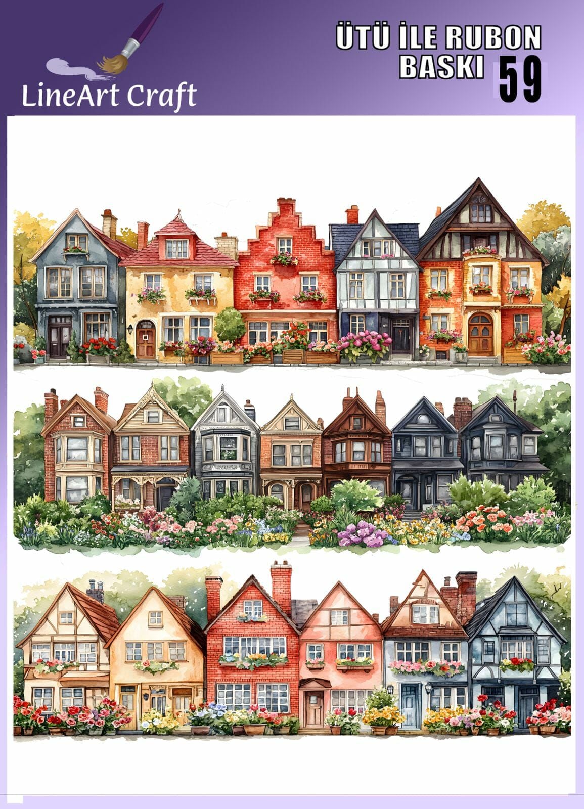 ÜTÜ ILE RUB ON TRANSFER – NO: 59 30×30 CM