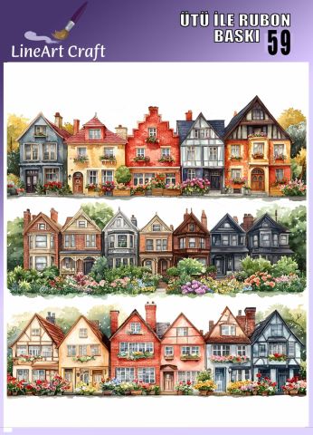 ÜTÜ ILE RUB ON TRANSFER – NO: 59 30×30 CM