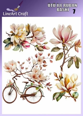 ÜTÜ ILE RUB ON TRANSFER – NO: 7 30×30 CM