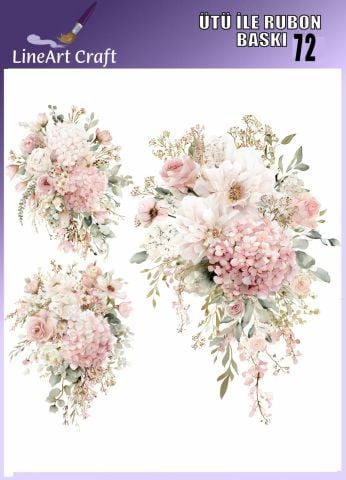 ÜTÜ ILE RUB ON TRANSFER – NO: 72 30×30 CM