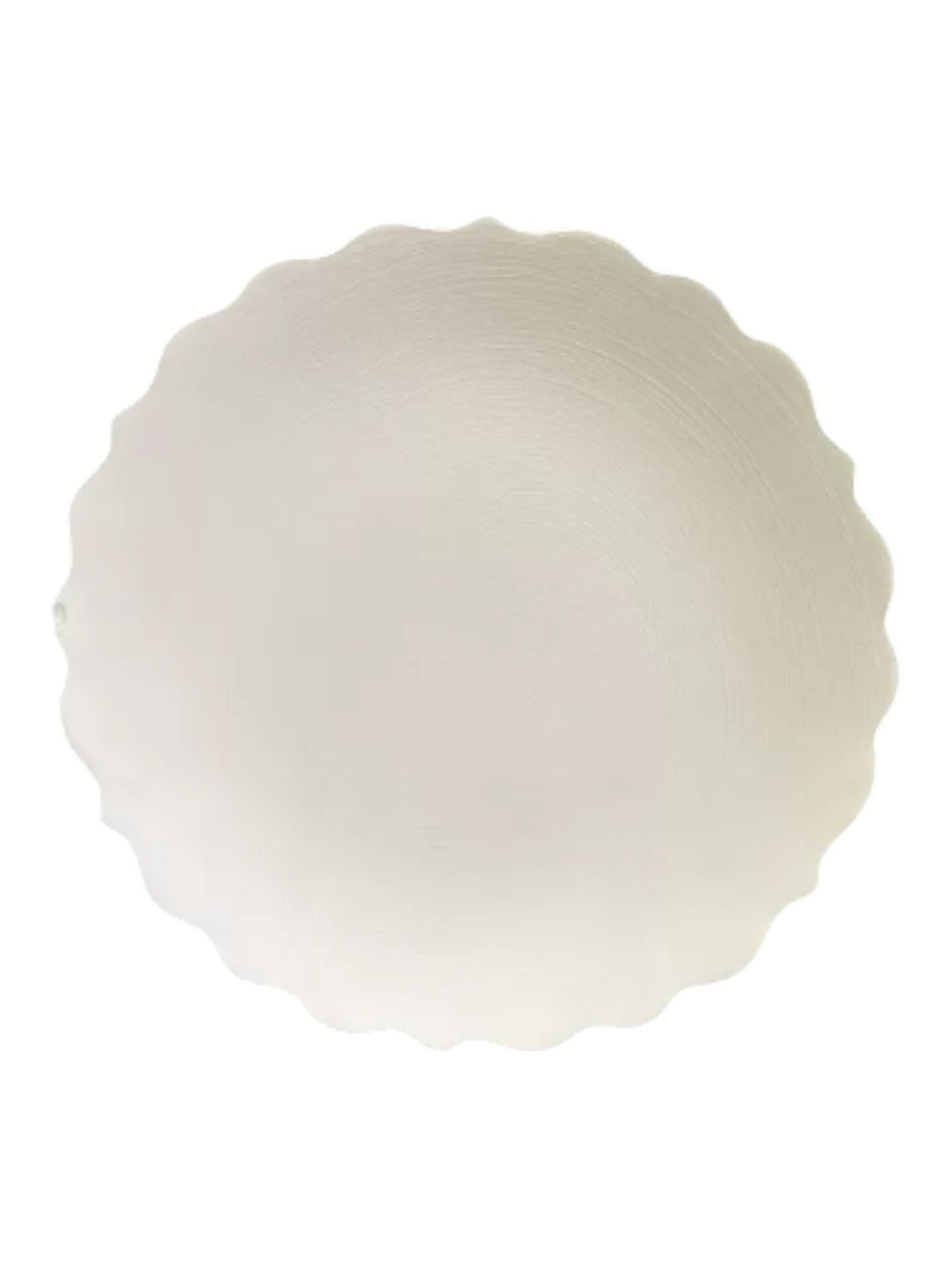 Ham Çini Bisküvi - MERTABAN RÖLYEF TABAK - 25cm