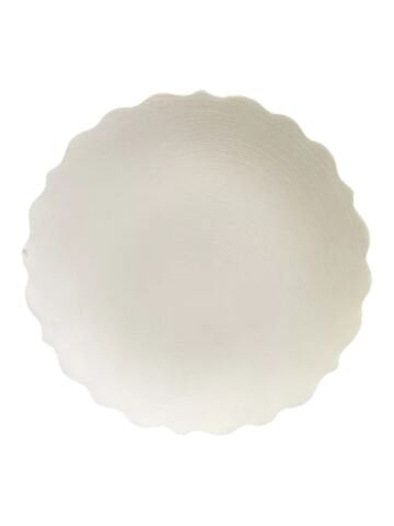 Ham Çini Bisküvi - MERTABAN RÖLYEF TABAK - 25cm