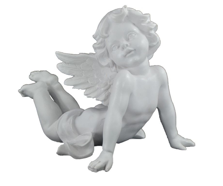 Boyanabilir Polyester Ham Objeler -ÖNE UZANAN MELEK 22X29 CM