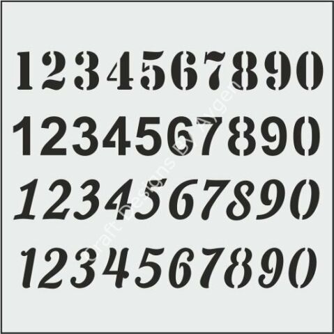 K036 STENCİL (25X25)