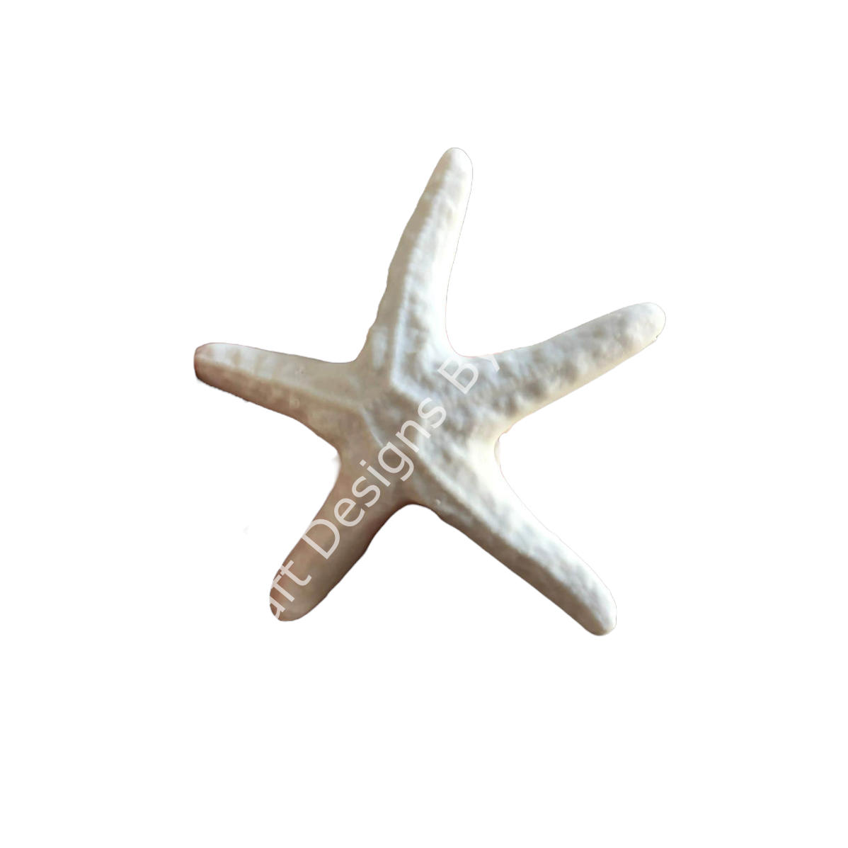 Boyanabilir Polyester Ham Objeler -	DENİZ YILDIZI 12 CM