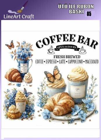 ÜTÜ ILE RUB ON TRANSFER – NO: 85 30×30 CM