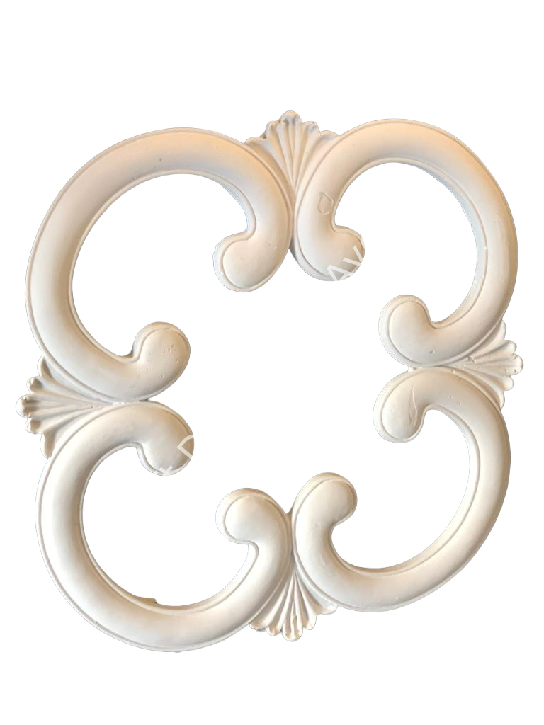 Boyanabilir Polyester Ham Objeler -P301 ÇERÇEVE (KABARTMA) 27*27CM