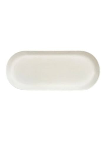 Ham Çini Bisküvi - OVAL TEPSİ 31X13 CM