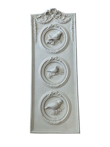 Boyanabilir Polyester Ham Objeler -KUŞLU DUVAR ÇERÇEVE