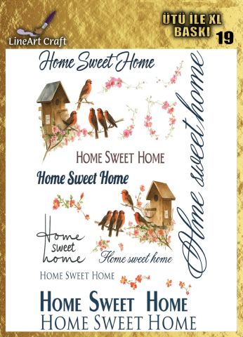 ÜTÜ ILE RUB ON TRANSFER XL– NO: 19 35×60 CM