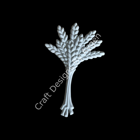 Boyanabilir Çıta&Aplik Objeler -ESNEK APLİK HÇ 1014 20X 13 CM