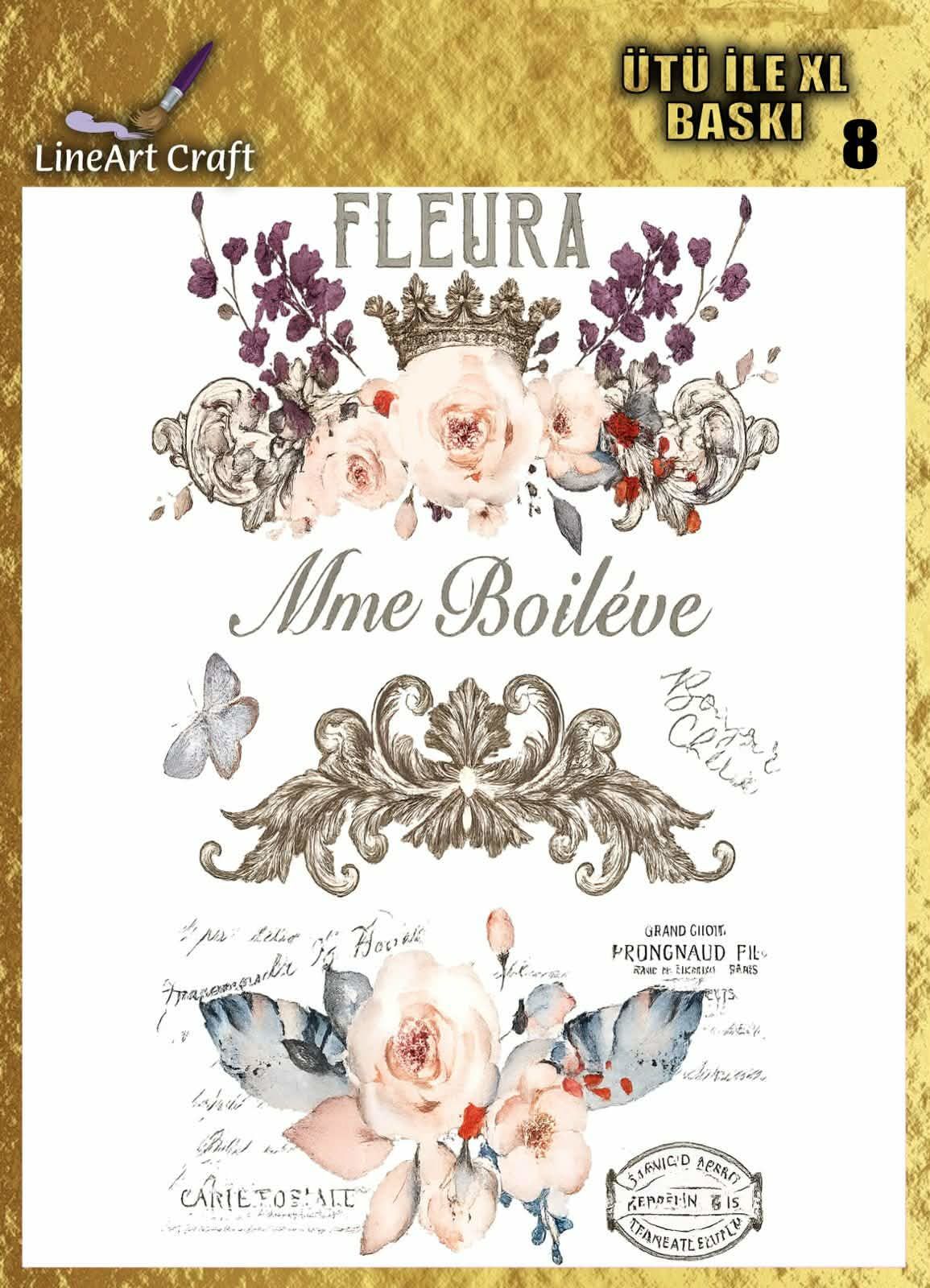 ÜTÜ ILE RUB ON TRANSFER XL– NO: 8 35×60 CM