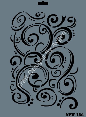 STENCIL NEW SERI X-LARGE 186