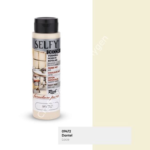 SELFY DECOR MOBİLYA BOYASI - DANTEL 500ml