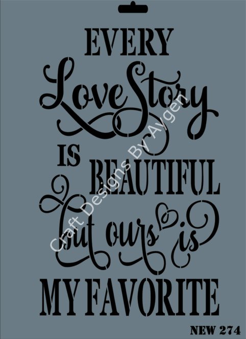 STENCIL NEW SERI X-LARGE 274