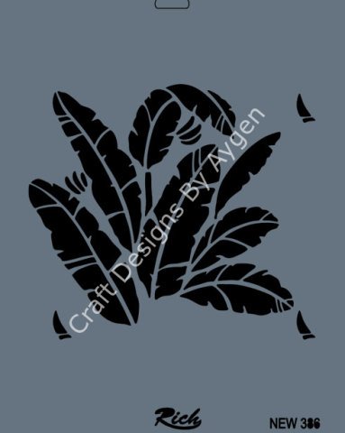 STENCIL NEW SERI X-LARGE 386