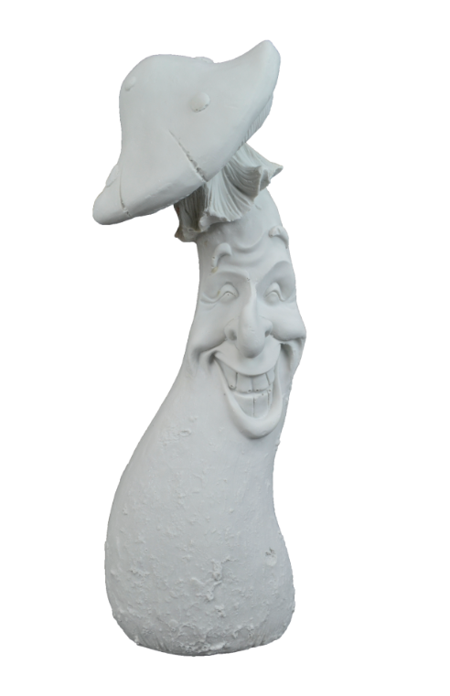 Boyanabilir Polyester Ham Objeler -GÜLÜMSEYEN MANTAR