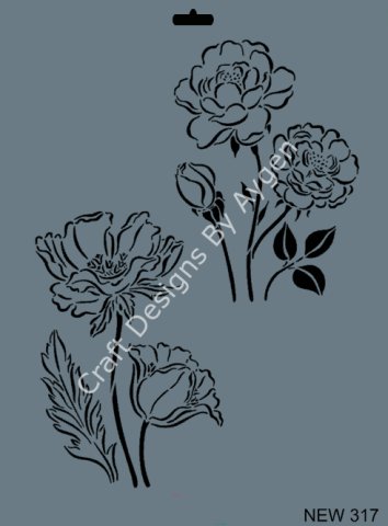 STENCIL NEW SERI X-LARGE 317