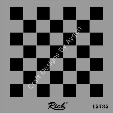 STENCIL KARE 25*25 15735