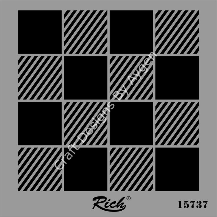 STENCIL KARE 25*25 15737