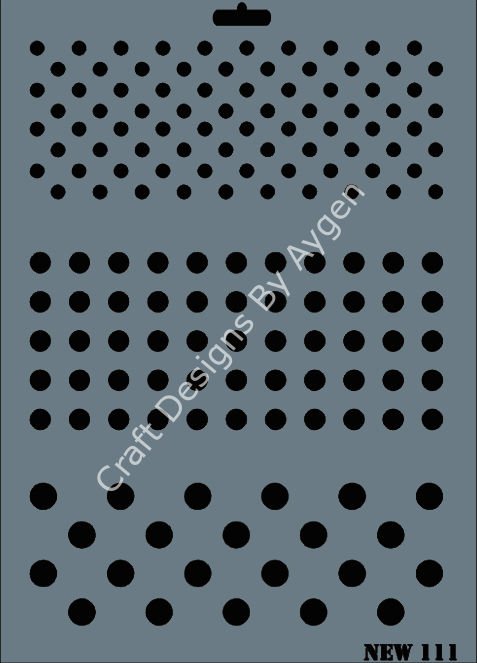 STENCIL NEW SERI X-LARGE 111