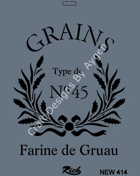 STENCIL NEW SERI X-LARGE 414