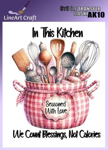 CRAFT DESIGNS BY AYGEN UTU TRANSFER AK10 - 20X20 CM