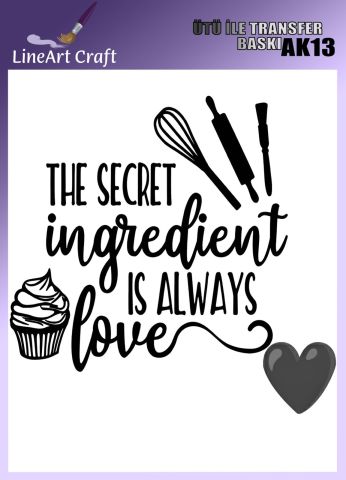 CRAFT DESIGNS BY AYGEN UTU TRANSFER AK13 - 20X20 CM