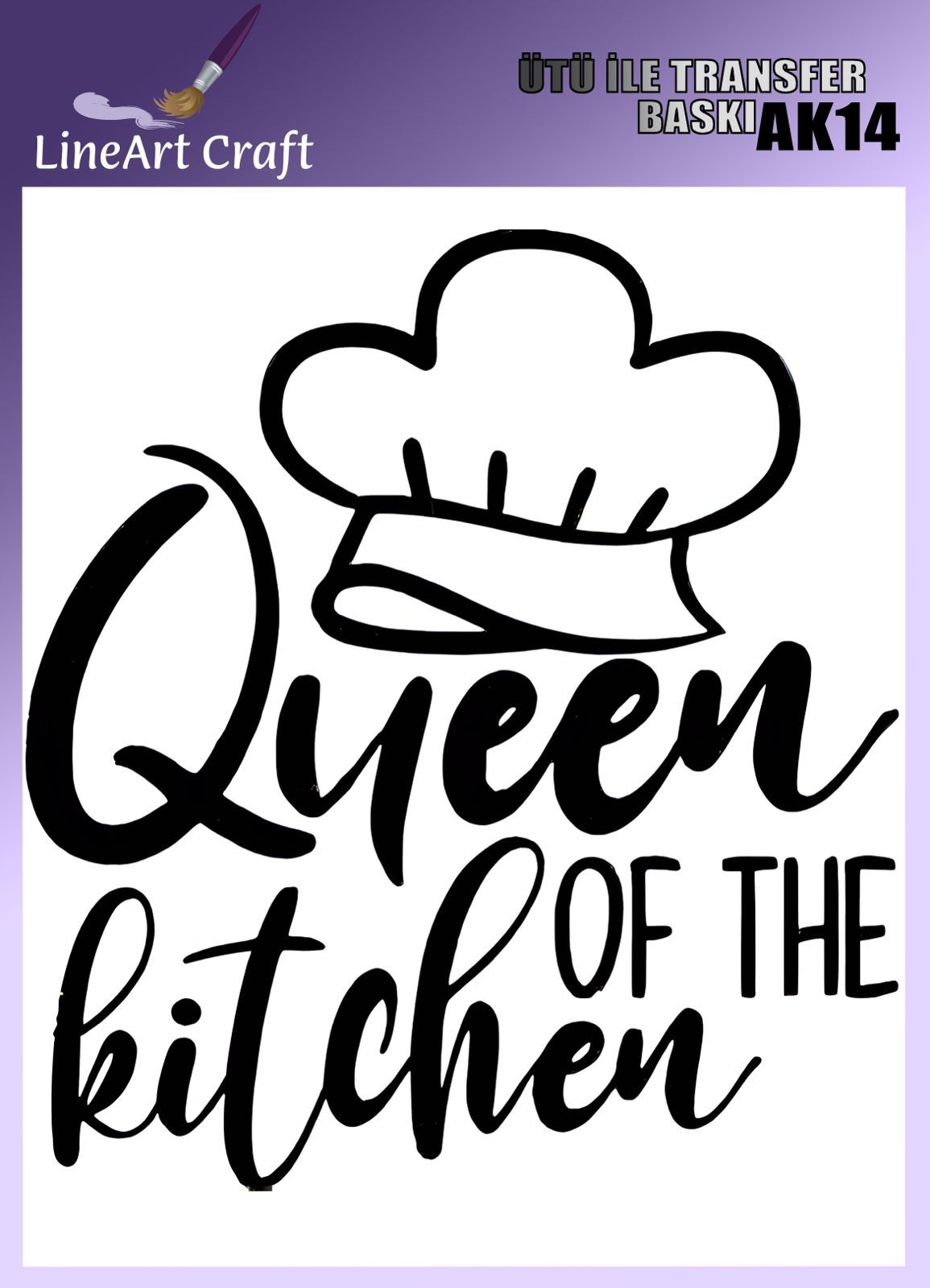 CRAFT DESIGNS BY AYGEN UTU TRANSFER AK14 - 20X20 CM