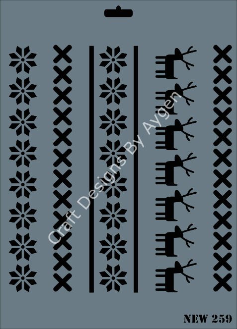 STENCIL NEW SERI X-LARGE 259