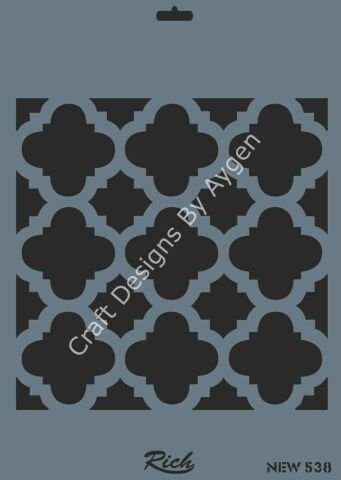 STENCIL NEW SERI X-LARGE 538