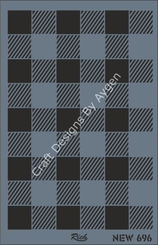 STENCIL NEW SERI X-LARGE 696