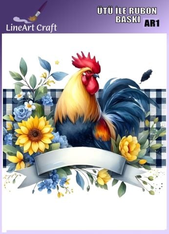 CRAFT DESIGNS BY AYGEN UTU TRANSFER AR1 - 30X30 CM