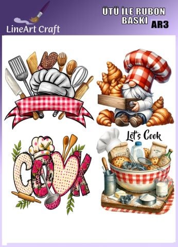 CRAFT DESIGNS BY AYGEN UTU TRANSFER AR3 - 30X30 CM