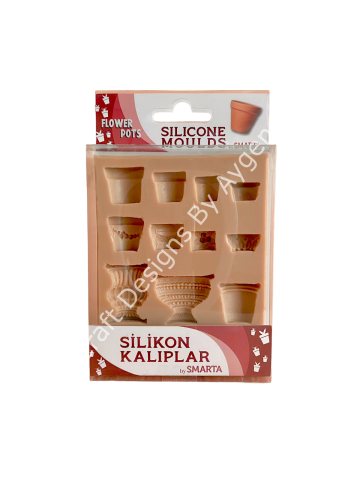 Smarta Silikon Kalıp - Saksılar