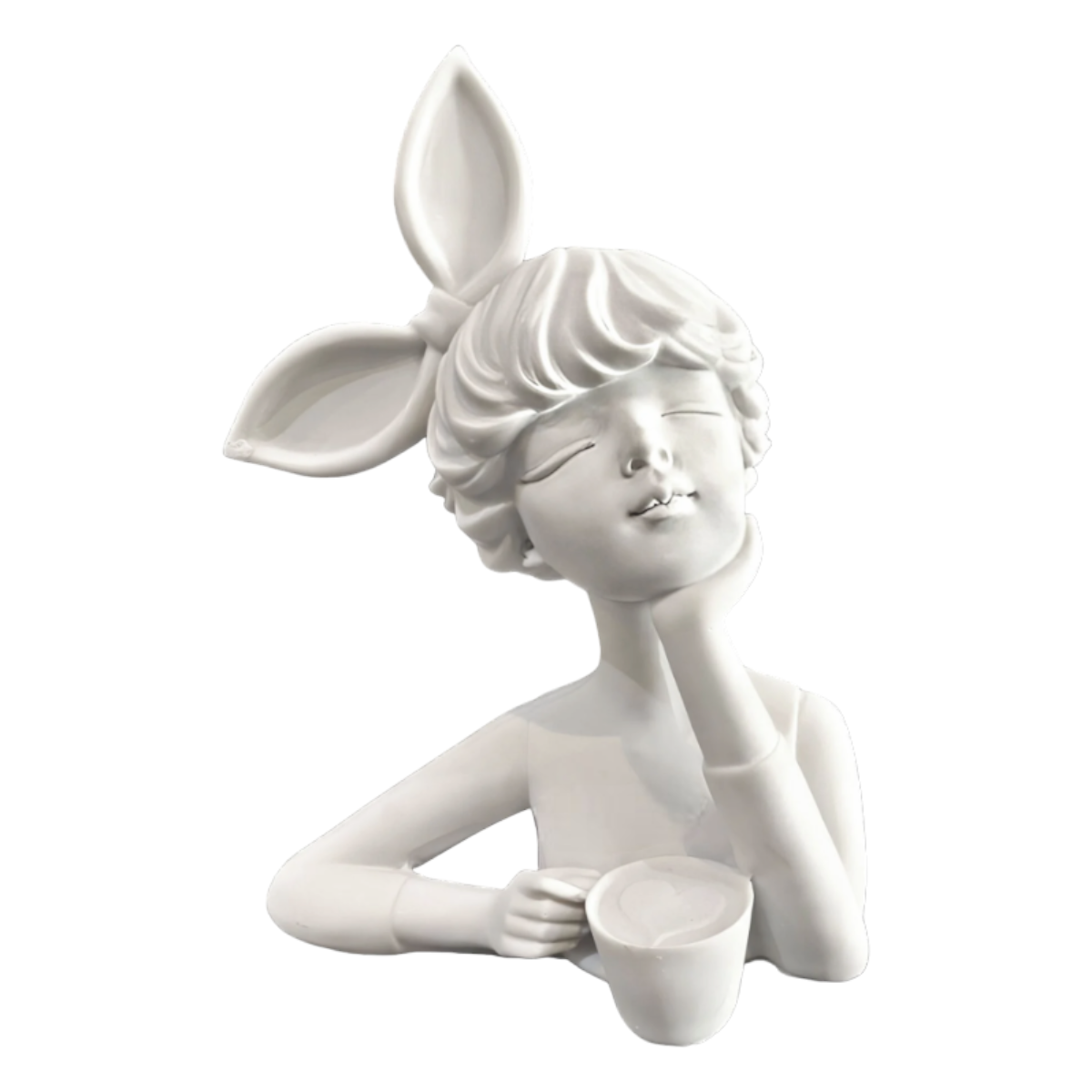 Boyanabilir Polyester Ham Objeler -KAHVECİ KIZ