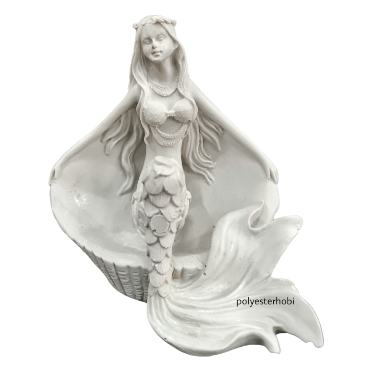 Boyanabilir Polyester Ham Objeler -DENİZ KIZI MİDİ MODEL 1