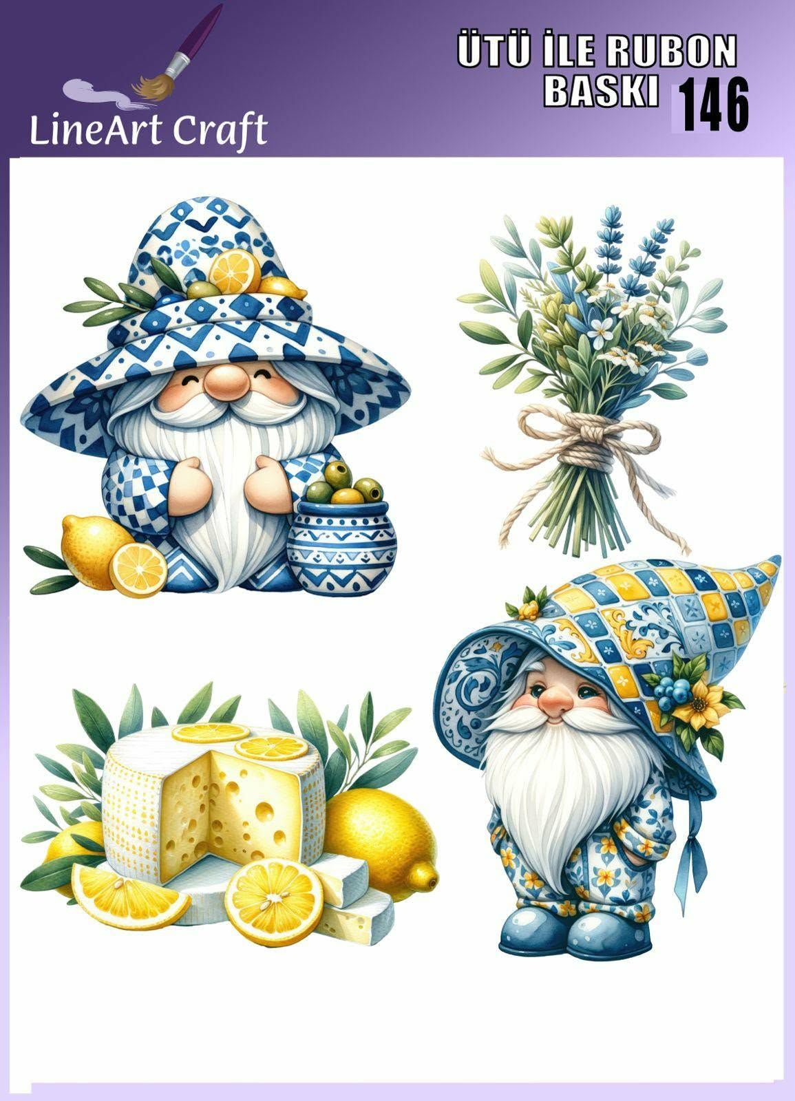 ÜTÜ ILE RUB ON TRANSFER – NO: 146 30×30 CM