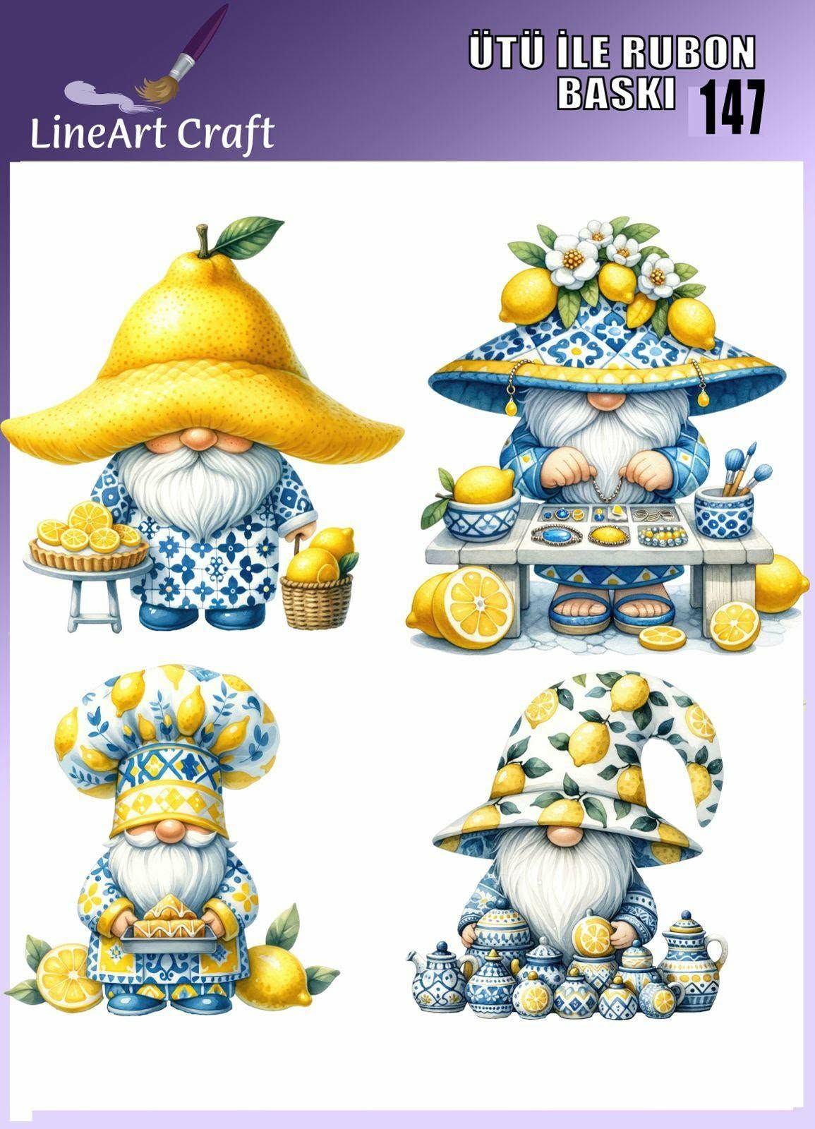 ÜTÜ ILE RUB ON TRANSFER – NO: 147 30×30 CM