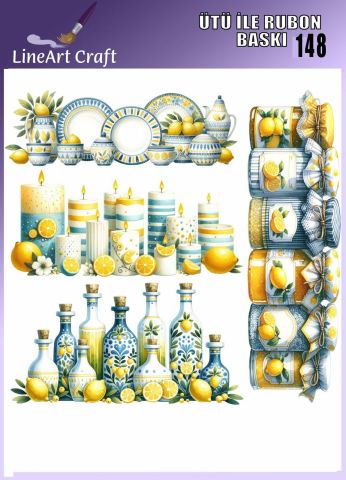 ÜTÜ ILE RUB ON TRANSFER – NO: 148 30×30 CM