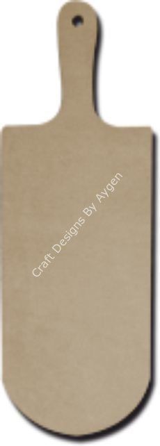 Boyanabilir Ahşap Ham Objeler - PEYNİR TAHTASI OVAL