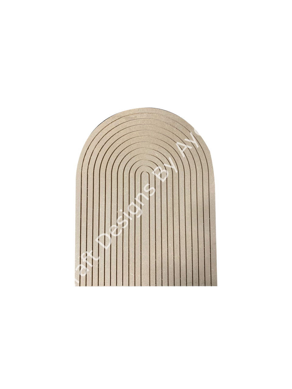 Boyanabilir Ahşap Ham Objeler - GÖKKUŞAĞI SUNUMLUK KÜÇÜK