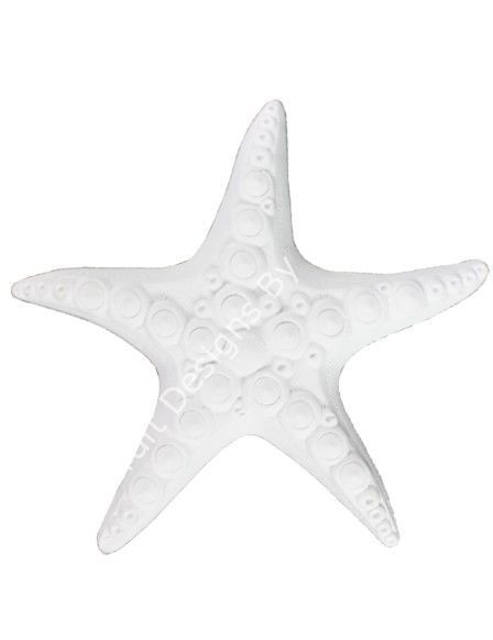 Boyanabilir Polyester Ham Objeler -DENİZ YILDIZI 20 X 20 CM