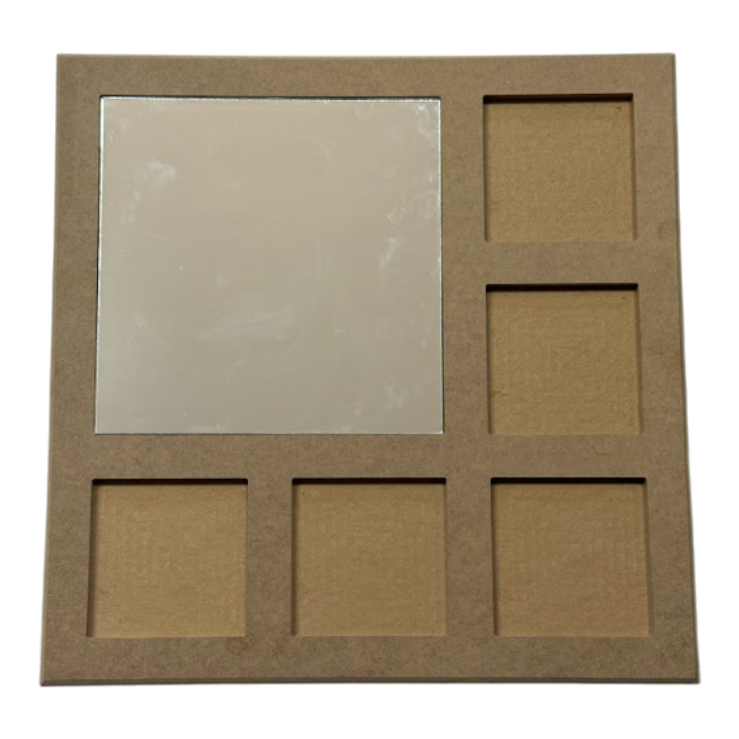 ÇİNİ - Boyanabilir Ahşap Ham Objeler AYNA KÜÇÜK 5 KAROLU