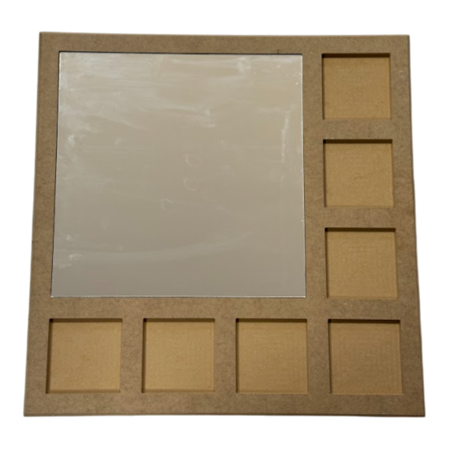 ÇİNİ - Boyanabilir Ahşap Ham Objeler AYNA BÜYÜK  7 KAROLU