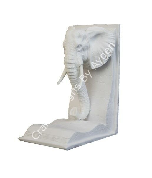 Boyanabilir Polyester Ham Objeler -FİL KİTAP TUTUCU