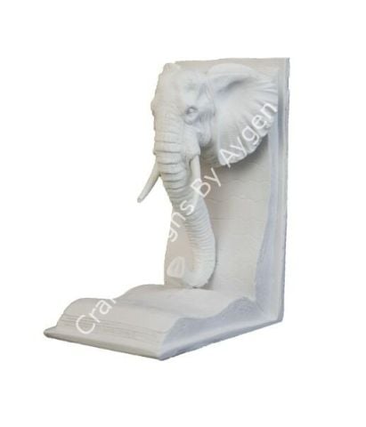 Boyanabilir Polyester Ham Objeler -FİL KİTAP TUTUCU